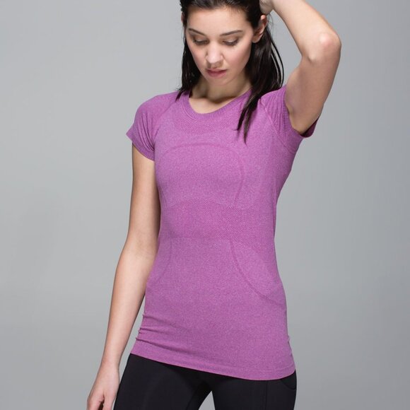 Lululemon Women's Run: Swiftly Tech Short Sleeve Crew - Purple - Picture 1 of 10